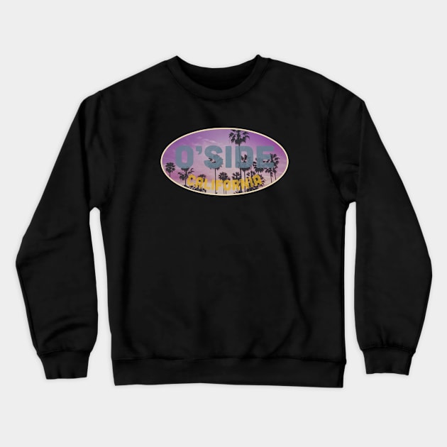 California Ocean Side Crewneck Sweatshirt by tonyspencer